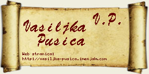 Vasiljka Pušica vizit kartica